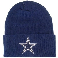 NFL Reebok Dallas Cowboys Navy Basic Knit Beanie