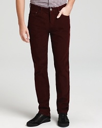 Burberry Brit's straight leg cords are a winter wardrobe essential. Pair with plaid for classic weekend style.