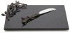 Michael Aram Olive Branch Cheese Board & Knife Oxidized - 112278