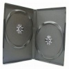 100 Pack 14mm Black Standard Double DVD Case