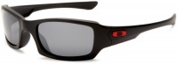 Ducati Oakley Men's Fives Squared Rectangular Sunglasses,Matte Black Frame/Black Iridium Lens,one size