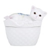 Lenox 817136 Butterfly Meadow Kitten Covered Bowl, White