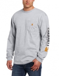 Carhartt Men's Big-Tall Impact Logo Long Sleeve Pocket T-Shirt