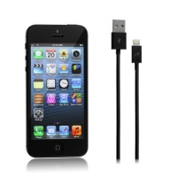 Chromo Inc USB Sync Data / Charging Lightning Cable for Apple iPhone 5 and iPod Touch 5th Gen - Black