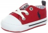 Ralph Lauren Layette Chatem Low Shoe (Infant/Toddler),Red,4 M US Toddler