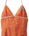 Roxy Kids Girls 7-16 Sand Blossom Tiki One Piece, Bondi Orange, 14