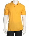 Club Room Solid Gold Bar Casual Polo Shirt