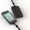 Snow Lizard Tek Boot - Smooth Black - Iphone 4/4s Lanyard Case Cover