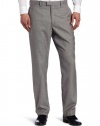 Perry Ellis Men's Portfolio Modern Fit Flat Front Small Windowpane Pant