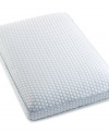 Rest easy. COOLcloth technology, advanced ventilation and SensorGel memory foam all combines to create a more cool and comfortable sleeping environment for you in this Gusset Foam Pillow from SensorGel. An enveloping design reduces pressure points on the head, neck and shoulders and the large size of the pillow is perfect for all sleeping positions.