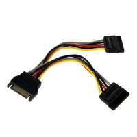 StarTech.com PYO2SATA 6in SATA Power Y Splitter Cable Adapter - M/F