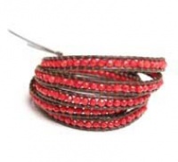 Coral Wrap Bracelet