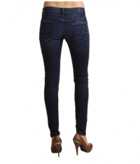 7 For All Mankind Womens Gwenevere With Double Squiggle Denim in Riverpool