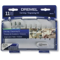 Dremel 689-01 11-Piece Rotary Tool Carving and Engraving Kit