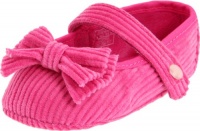 Ralph Lauren Layette Jayde Bow Crib Shoe  (Infant/Toddler),College Pink Corduroy,1 M US Infant