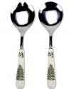 Spode Christmas Tree Salad Servers 2-Piece Set