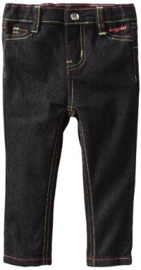 Baby Phat - Kids Baby-Girls Infant Denim Jean, Black, 24