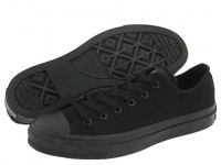 Converse Chuck Taylor All Star Shoes (M5039) Low Top Black Monochrome, Size: 10 D(M) US Mens / 12 B(M) US Womens, Color: Black Monochrome