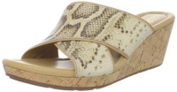 Cole Haan Women's Air Britney Slide Sandal,Cream Snake Print,9.5 B US