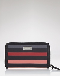 No purse is complete without the right wallet, and SONIA RYKIEL's stripey nylon style ensures fabulous daytime style. Cleverly designed with multiple pockets, it's an effortless essential.