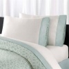 Echo Mykonos Sateen Sheet Set, White, Twin