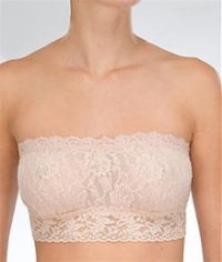 Hanky Panky Signature Lace Lined Bandeau Bra, XS, Chai