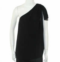 DKNY Drop Shoulder Blouse Black XL