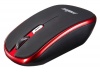 Perixx PERIMICE-710R, Wireless Mouse for Laptop - Red - 2.4G - Up to 30 Ft Operating Range - 1000/1600 DPI Optical Resolution - Nano Receiver - On/Off Switch - Elegant Rubber Painting - Energizer Batteries Included