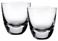 Villeroy & Boch American Bar-Straight Bourbon 3-3/4-Inch Old Fashioned Tumbler, Set of 2