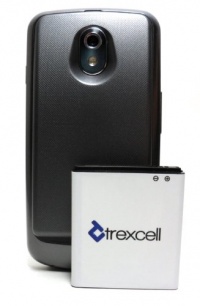 Trexcell Samsung Galaxy Nexus 3800mah NFC Compliant Extended Battery + Cover (Compatible ONLY with VERIZON Samsung Galaxy Nexus i515)