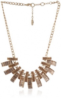 Jessica Simpson The Wright Stuff Gold Collar Necklace