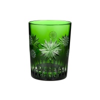 Waterford Crystal 2012 Snowflake Wishes for Courage Emerald Double Old Fashioned Glass, 2nd Edition