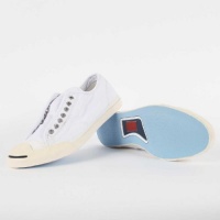 Converse - Jack Purcell LP Shoes in White/Off White, Size: 7.5 D(M) US Mens / 9.5 B(M) US Womens, Color: White/Off White