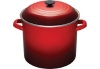 Le Creuset Enamel-on-Steel 16-Quart Covered Stockpot, Cherry