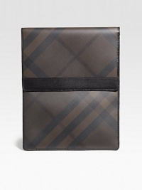 Signature smoked check pattern covers your tablet in a stylish manner.Snap-button closurePVC8W x 11H x 1DImported