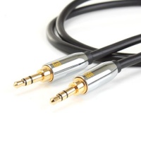 DATASTREAM High-Fidelity 3.5mm Male to Male Stereo AUX Cable (6 ft.) for Smartphones / MP3 Players / Tablets / Laptops and Any Device With a 3.5mm Audio Jack