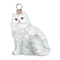 A lovely gift for any Persian cat owner, the Pet Set ornaments from Joy to the World are endorsed by Betty White to benefit Morris Animal Foundation. Each hand painted ornament is packed individually in its own black lacquered box.