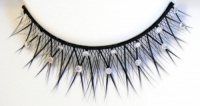 Zinkcolor Silver Sparkle Stud False Eyelashes E236 Dance Halloween Costume