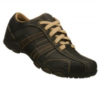 Skechers Diameter Vassell Mens Shoes Black/Tan 8.5