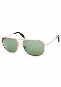 Fashion Sunglasses: Rose Gold/Green