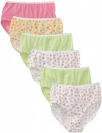 Fruit of the Loom Girls 2-6x 6 Pack Girls Wardrobe Cotton Brief