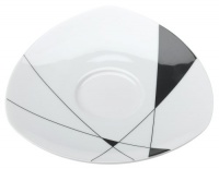 Thomas by Rosenthal Vario Triangle Triangular Coffee Saucer