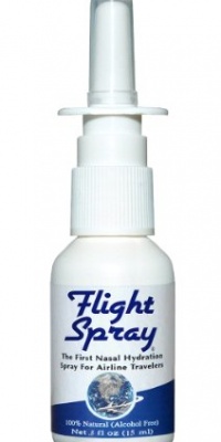 Flight Spray Nasal Hydration Spray for Airline Travelers - 0.5 Ounce Bottles(Boxed)