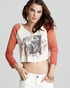 Free People Tee - Zevon Baseball