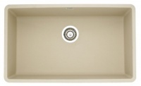 Blanco 441299 Précis Super Single Bowl Sink, Biscotti