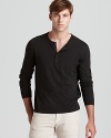 An authoritative modern basic from Vince helps to ground each look with classic, masculine appeal.