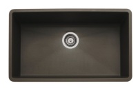 Blanco 440147 Précis Super Single Bowl Sink, Café Brown