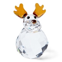 This sparkling crystal reindeer figurine from Swarovski has a specially designed base that lets it gently rock back and forth.