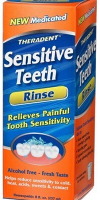 Theradent Sensitive Teeth  Oral Rinse, 8 Ounces