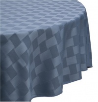 Reflections 70-Inch Round Tablecloth, Stone Blue